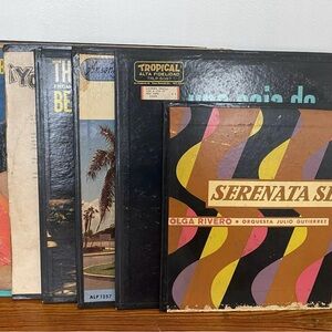 Lot Bundle of 25 Random American and other Vinyl Records